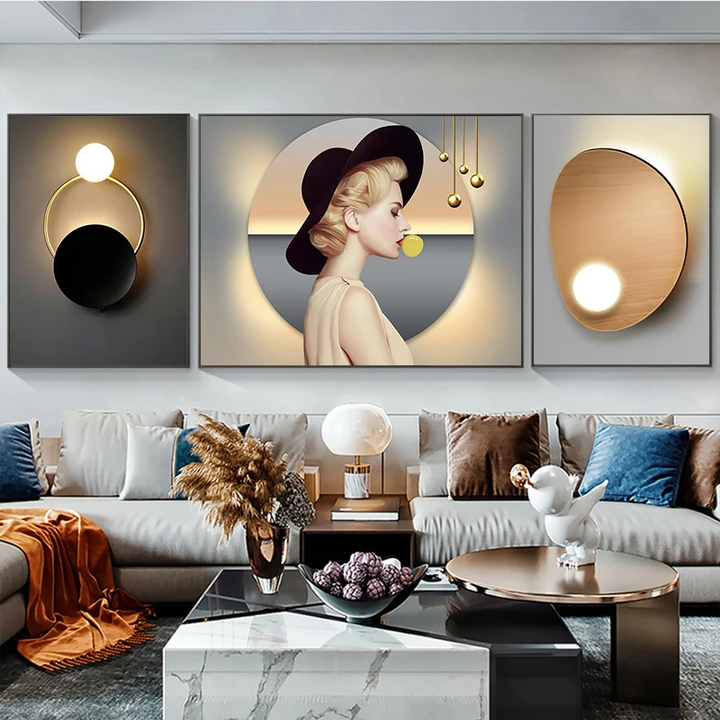 3 panel Nordic Abstract Geometric Wall Art Poster and Prints Modern Women Canvas Painting Modular Picture For Home Decor Cuadros
3 panel Nordic Abstract Geometric Wall Art Poster and Prints Modern Women Canvas Painting Modular Picture For Home Decor Cuadros