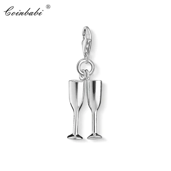 Charm Pendant Champagne Glasses,2019 Fashion Jewelry Trendy Real Authentic 925 Sterling Silver Gift For Women Men Fit Bracelet
Charm Pendant Champagne Glasses,2019 Fashion Jewelry Trendy Real Authentic 925 Sterling Silver Gift For Women Men Fit Bracelet