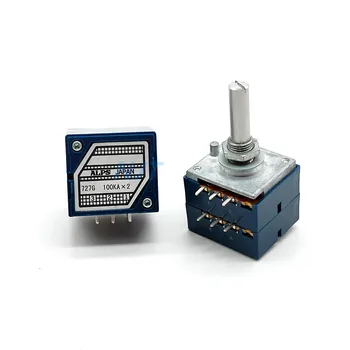 100K ALPS RK27 Double Volume Potentiometer Dual 100KAx2 6pin Round Handle Rotary Switch
100K ALPS RK27 Double Volume Potentiometer Dual 100KAx2 6pin Round Handle Rotary Switch