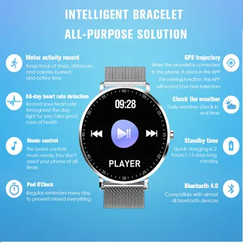 F19 Fashion Smart Sports Bracelet Heart Rate And Blood Pressure Health Monitoring Waterproof Sports Multi-mode Social Wake
F19 Fashion Smart Sports Bracelet Heart Rate And Blood Pressure Health Monitoring Waterproof Sports Multi-mode Social Wake