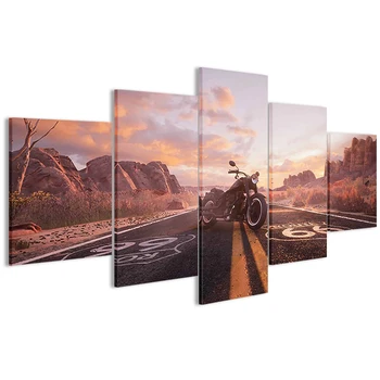 Modular Posters HD 5 Panel Printes Road Numbers Route 66 Motorcycle Vehicle 5 Panel Wall Art Canvas Pictures Painting Home Decor
Modular Posters HD 5 Panel Printes Road Numbers Route 66 Motorcycle Vehicle 5 Panel Wall Art Canvas Pictures Painting Home Decor