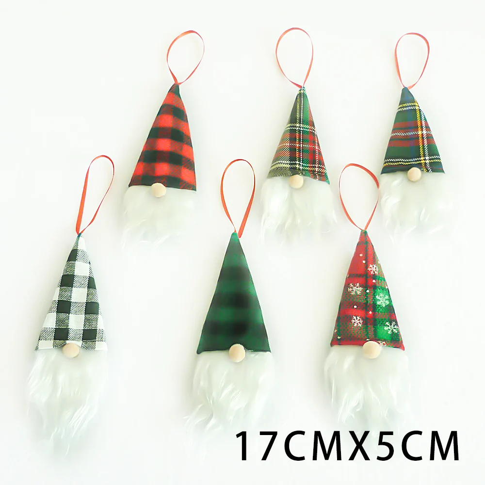 

6 PCS Christmas Charms And Mixed Santa Claus Tree Hat Snowman Pendant Making Accessory party decoration party decoration