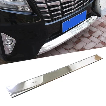For Toyota Alphard Vellfire 2016 2017 2018 ABS Chrome Front Bottom Bumper Protection Hood Lower Grille Cover Sticker Car Trim
For Toyota Alphard Vellfire 2016 2017 2018 ABS Chrome Front Bottom Bumper Protection Hood Lower Grille Cover Sticker Car Trim