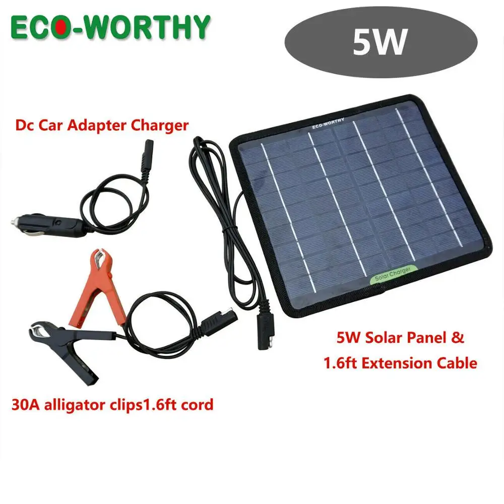ECOWORTHY 5W 10W 20W 25 Watt Solar Panel 12V Off Grid Battery Charger Mini PV Module Cell Charge for Mobile Phone Car RV Boat
ECOWORTHY 5W 10W 20W 25 Watt Solar Panel 12V Off Grid Battery Charger Mini PV Module Cell Charge for Mobile Phone Car RV Boat