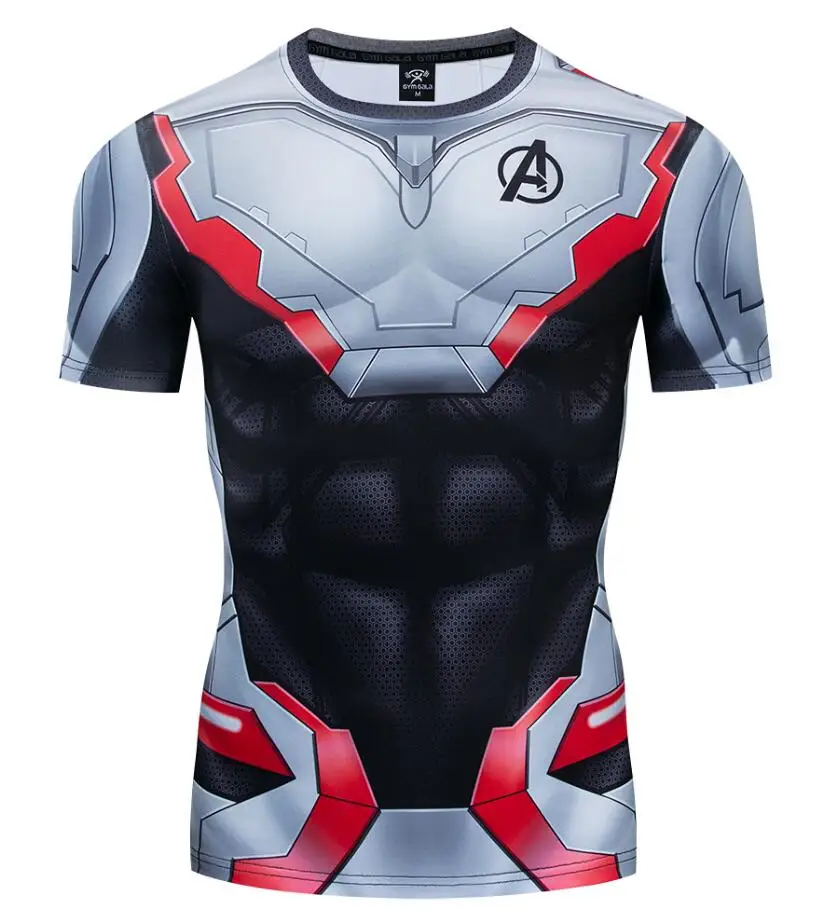 2019NEW movie Avengers 4 Endgame Quantum War 3D Printed T shirts Men Compression Shirt Iron man Cosplay Costume Tops For Male
2019NEW movie Avengers 4 Endgame Quantum War 3D Printed T shirts Men Compression Shirt Iron man Cosplay Costume Tops For Male
