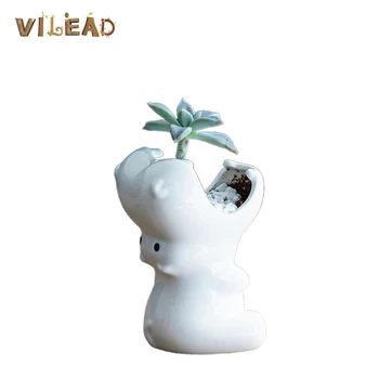 VILEAD Ceramic Hippo Elephant Shaped Vase Blanc European Simple Gardening Succulent Decor Home Vase Balcony Home Desktop Decor
VILEAD Ceramic Hippo Elephant Shaped Vase Blanc European Simple Gardening Succulent Decor Home Vase Balcony Home Desktop Decor