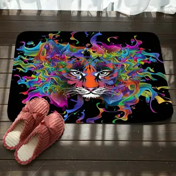 Painted Leopard Doorway Carpets Black Rugs For Living Room Bedroom Decor Non-slip Floor Mat Bathroom Kitchen Doormat Clean Mat
Painted Leopard Doorway Carpets Black Rugs For Living Room Bedroom Decor Non-slip Floor Mat Bathroom Kitchen Doormat Clean Mat