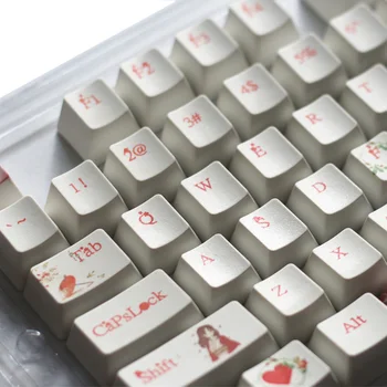 PBT Sublimation Love Theme Backlit Keycaps 104 Keys Cherry Mx Switches Key Caps with Keycaps Puller for Mechanical Keyboard
PBT Sublimation Love Theme Backlit Keycaps 104 Keys Cherry Mx Switches Key Caps with Keycaps Puller for Mechanical Keyboard