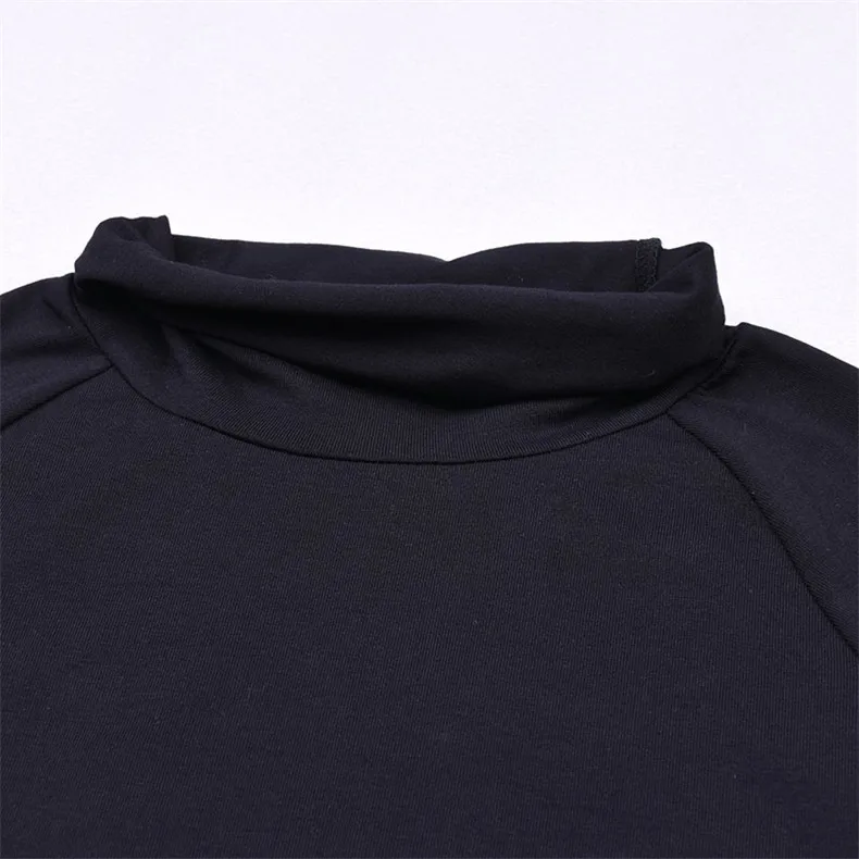 Forefair Long Sleeve Sexy Turtleneck Bodysuit Autumn Winter Rompers Open Crotch Bodycon Red White Black Basic Female Bodysuit