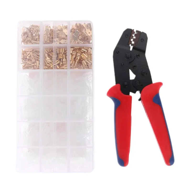 48B Crimping Plier Set With 600Pcs Insert Spring Terminal Cold Compression Pincers Wire Connector Crimper Boxed Kit DropShip
48B Crimping Plier Set With 600Pcs Insert Spring Terminal Cold Compression Pincers Wire Connector Crimper Boxed Kit DropShip
