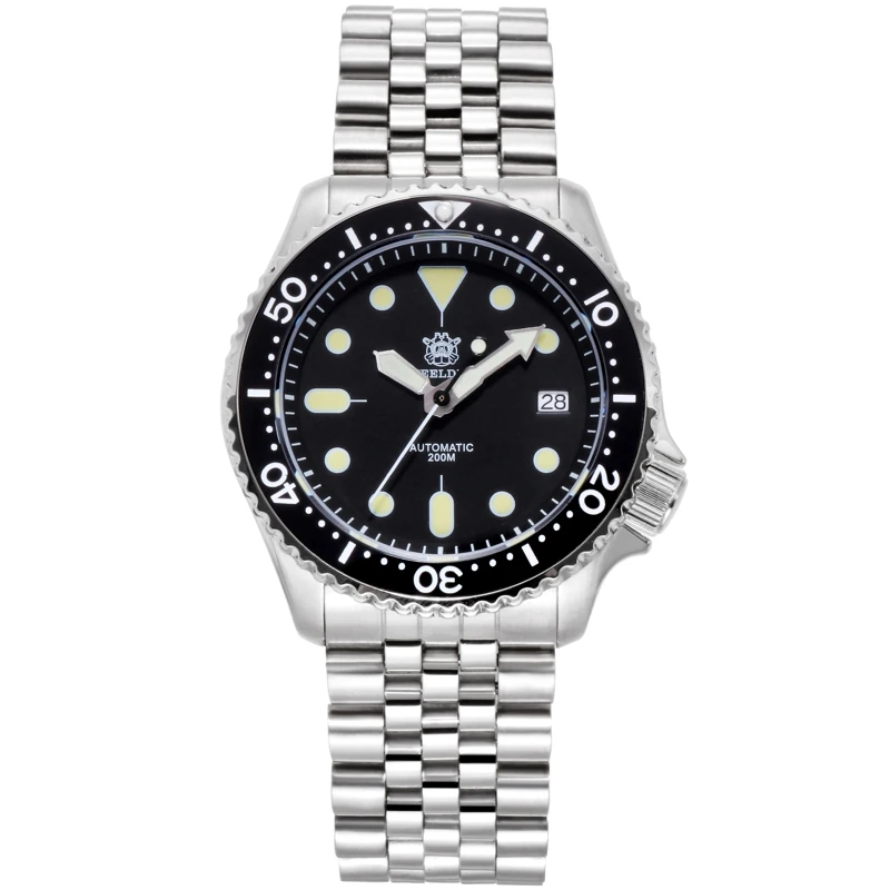 Tuna Skx007 Automatic Watches 316L Stainless Steel Dive Watch 200m Mechanical Ceramic Bezel diving Wristwatches Mens Male clock
Tuna Skx007 Automatic Watches 316L Stainless Steel Dive Watch 200m Mechanical Ceramic Bezel diving Wristwatches Mens Male clock