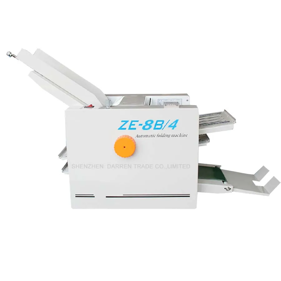 1PC ZE-8B/4 Automatic Paper Folding Machine Max For A3 Paper+high Speed+ 4 Folding Trays Paper Folding Machine 220V
1PC ZE-8B/4 Automatic Paper Folding Machine Max For A3 Paper+high Speed+ 4 Folding Trays Paper Folding Machine 220V