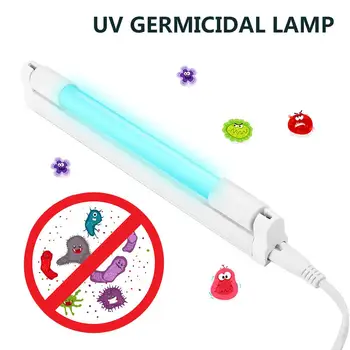 UV Germicidal Lamp T5 Tube With Bracket Non-toxic LED Quartz Lamp UVC Disinfection Sterilizer Kill Dust Mite 6W 8W EU Standard
UV Germicidal Lamp T5 Tube With Bracket Non-toxic LED Quartz Lamp UVC Disinfection Sterilizer Kill Dust Mite 6W 8W EU Standard