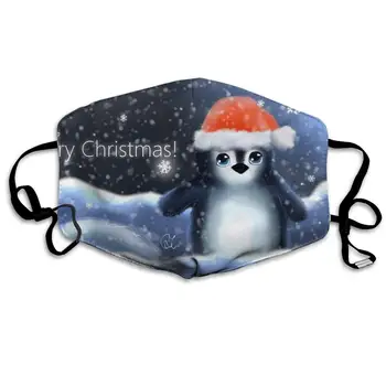 Unisex Print Mouth Mask - Cute Penguin with Christmas Hat Polyester Anti-dust Mouth-Muffle - Fashion Washed Reusable Face Masks 
Unisex Print Mouth Mask - Cute Penguin with Christmas Hat Polyester Anti-dust Mouth-Muffle - Fashion Washed Reusable Face Masks