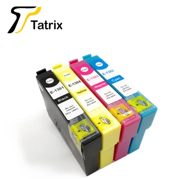 

Tatrix T1381 to T1384 Compatible Ink Cartridge For Epson Stylus TX235W/TX420W/TX430W Workforce 60/320/325/525/625/630/633 etc.