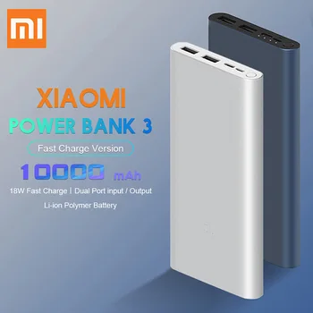 Xiaomi Power Bank 3 10000mAh 18W Quick Charger USB Type-C Two-Way External Power Bank Xiaomi Powerbank Portable Charger
Xiaomi Power Bank 3 10000mAh 18W Quick Charger USB Type-C Two-Way External Power Bank Xiaomi Powerbank Portable Charger