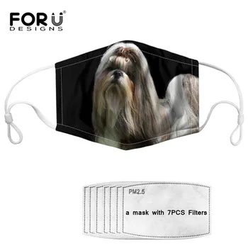FORUDESIGNS Shih Tzu Puppy Cute Black Women Men Face Mask Mouth-muffle Windproof Dustproof Mouth Mask with 7pcs PM 2.5 Filters
FORUDESIGNS Shih Tzu Puppy Cute Black Women Men Face Mask Mouth-muffle Windproof Dustproof Mouth Mask with 7pcs PM 2.5 Filters