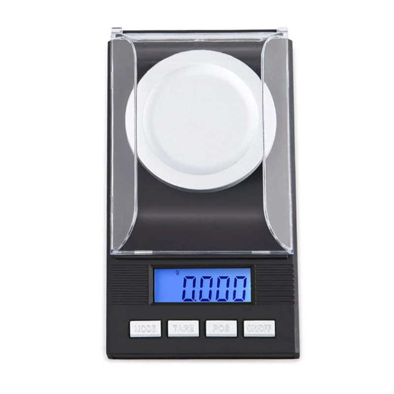 Digital Milligram Scale 100g/ 0.001g Portable Jewelry Scale LCD Backlit Tare Micro Scale for Powder Medicine Gold Gem
Digital Milligram Scale 100g/ 0.001g Portable Jewelry Scale LCD Backlit Tare Micro Scale for Powder Medicine Gold Gem