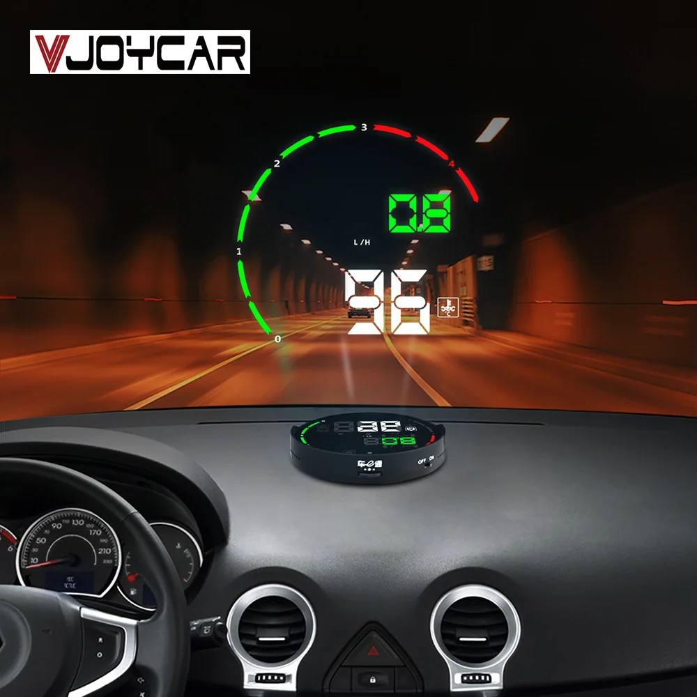 Vjoycar V501 Car Head Up Display Windshield Projector OBD2 HUD Gauge RPM Radar Speed Limit Alarm Water Temperature Voltage DTC
Vjoycar V501 Car Head Up Display Windshield Projector OBD2 HUD Gauge RPM Radar Speed Limit Alarm Water Temperature Voltage DTC