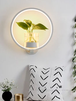 Modern minimalist Nordic creative living room restaurant staircase aisle lamp study bedroom bedside lamp plant wall lamp
Modern minimalist Nordic creative living room restaurant staircase aisle lamp study bedroom bedside lamp plant wall lamp