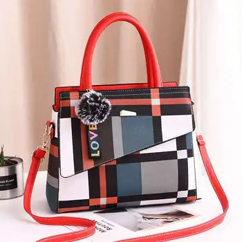 New ladies patchwork leather handbag handbag women's color matching handbag shoulder bag handbag lady pu leather bag
New ladies patchwork leather handbag handbag women's color matching handbag shoulder bag handbag lady pu leather bag