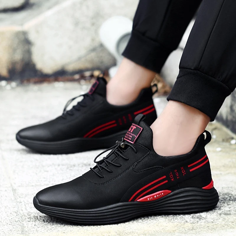 2019 New Trend Casual Footwear Men Youth Black Men Sneakers Comfortable Boy Casual Shoes Leather Casual Brand Men Shoes
2019 New Trend Casual Footwear Men Youth Black Men Sneakers Comfortable Boy Casual Shoes Leather Casual Brand Men Shoes