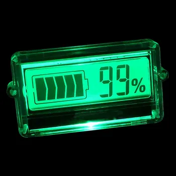 Lithium battery power indicator LCD digital percentage residual capacity display 
Lithium battery power indicator LCD digital percentage residual capacity display