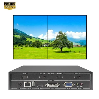 4 Channel TV Video Wall Controller 4 HDMI Output 2X1/3X1/4X1/1X2/1X3/1X4 HDMI DVI VGA USB TV Video Processor with RS232 Control
4 Channel TV Video Wall Controller 4 HDMI Output 2X1/3X1/4X1/1X2/1X3/1X4 HDMI DVI VGA USB TV Video Processor with RS232 Control