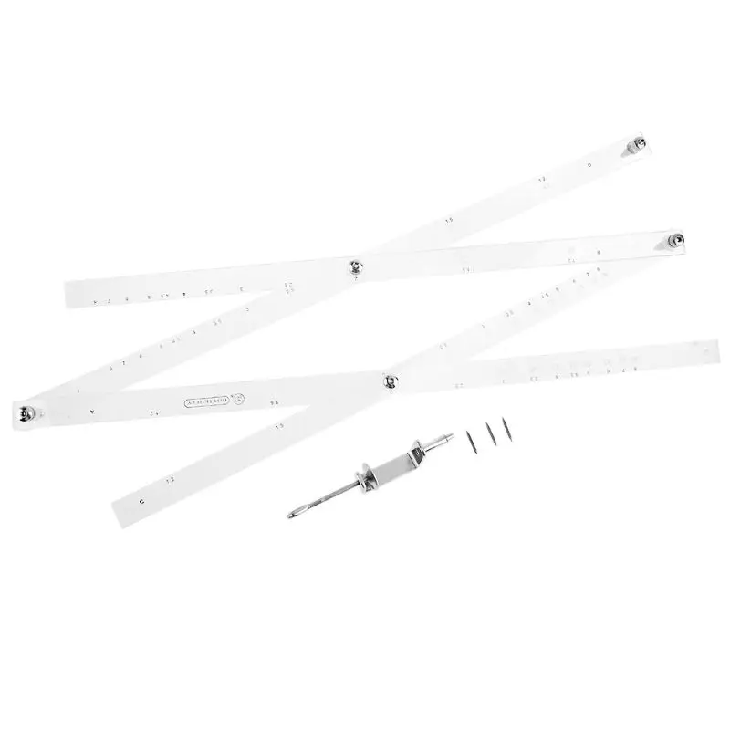 50cm Scale Folding Ruler Pantograph Copy Rluer Drawing Enlarger Reducer Tool
50cm Scale Folding Ruler Pantograph Copy Rluer Drawing Enlarger Reducer Tool