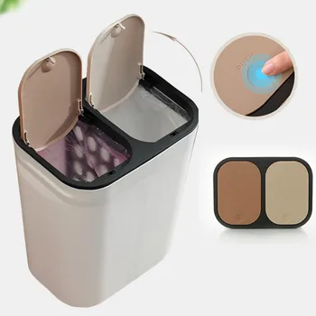 Press Large Capacity Waste Bins Classification Double Cover Office Trash Can Garbage Dry Wet Separation Bathroom Trash Can
Press Large Capacity Waste Bins Classification Double Cover Office Trash Can Garbage Dry Wet Separation Bathroom Trash Can