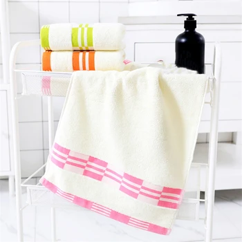 

3pcs Wholesale Towel Daily Necessities Cotton Plain Soft Absorbent Adult Face Wash Towel Can Be Customized LOGO 100% Cotton