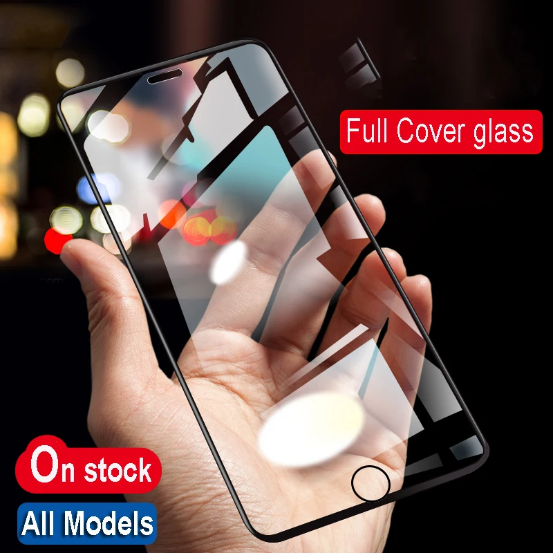 10D 9H закаленное стекло для iPhone 11 pro Max Xs 6 6S 7 8 Plus полное покрытие Защита экрана X XR