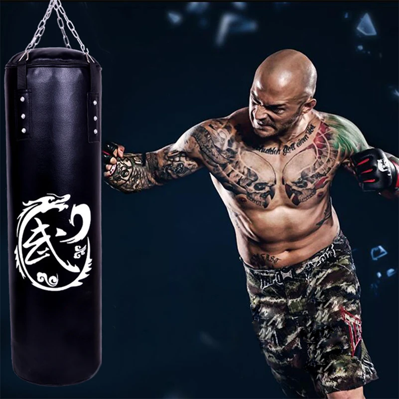 60cm-120cm PU Leather Punching Bag Empty Kick Sandbag Fitness MMA Boxing Muay Thai Boxer Training Set with Hand Wraps & Chain
60cm-120cm PU Leather Punching Bag Empty Kick Sandbag Fitness MMA Boxing Muay Thai Boxer Training Set with Hand Wraps & Chain