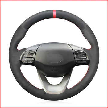 Black Suede Hand Sew Steering Wheel Cover for Hyundai Kona 2018 2019 2020 Accessories
Black Suede Hand Sew Steering Wheel Cover for Hyundai Kona 2018 2019 2020 Accessories