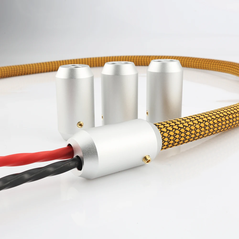 New Audiocrast 4x hifi Speaker Audio RCA Cable Wire Pants Boots Y Splitter 16mm to 2*7mm Pant
New Audiocrast 4x hifi Speaker Audio RCA Cable Wire Pants Boots Y Splitter 16mm to 2*7mm Pant