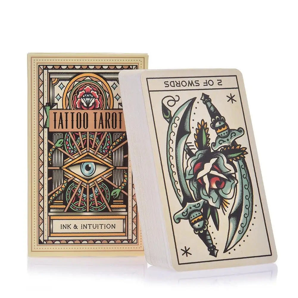 Tarot Cards Set Divination Fate Oracle Tarot Card Full English Family Friend Party Playing Card Deck Board Games Entertainment
Tarot Cards Set Divination Fate Oracle Tarot Card Full English Family Friend Party Playing Card Deck Board Games Entertainment