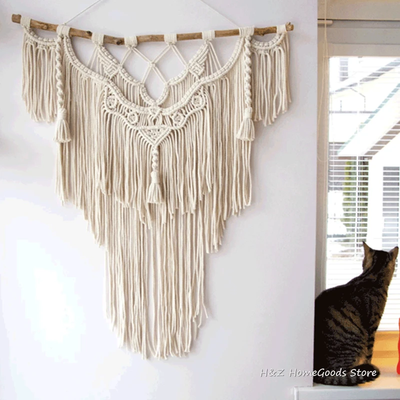 Canvas of Dreams Big Modern Boho Macrame Tapestry 2 H5e2a59ead9854d2aab892bbe9a1d0338K