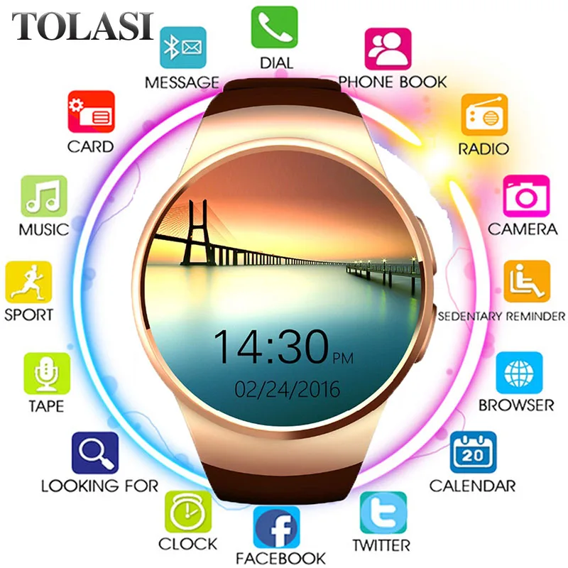 KW18 for Samsung Galaxy S10 Bluetooth Smart Watch Support Heart Rate Monitor Smartwatch for Apple Huawei Android IOS Watch
KW18 for Samsung Galaxy S10 Bluetooth Smart Watch Support Heart Rate Monitor Smartwatch for Apple Huawei Android IOS Watch