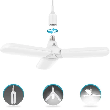 E27/E26 LED Garage Lights 30W Garage Ceiling Light LED Foldable Fan Blade Bulb LED Corn Bulb 3000LM LED Garage Lighting Dropship
E27/E26 LED Garage Lights 30W Garage Ceiling Light LED Foldable Fan Blade Bulb LED Corn Bulb 3000LM LED Garage Lighting Dropship