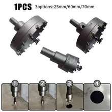25/60/70mm Hole Saw Drill Bits Carbide Steel Metal Cutter Stainless Steel Core Drill Bit Holesaw Bit Metal Cutting Kit
25/60/70mm Hole Saw Drill Bits Carbide Steel Metal Cutter Stainless Steel Core Drill Bit Holesaw Bit Metal Cutting Kit