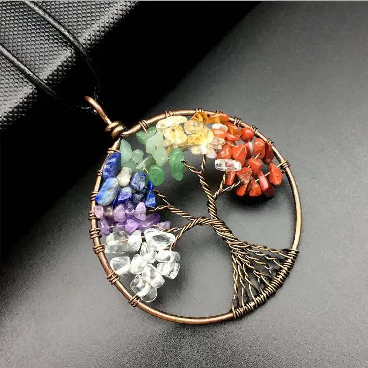 Unique 7 Chakra Stone Natural crystal stone Life Tree Pendant Specimen Balancing Yoga Pendant DIY Jewelry
Unique 7 Chakra Stone Natural crystal stone Life Tree Pendant Specimen Balancing Yoga Pendant DIY Jewelry