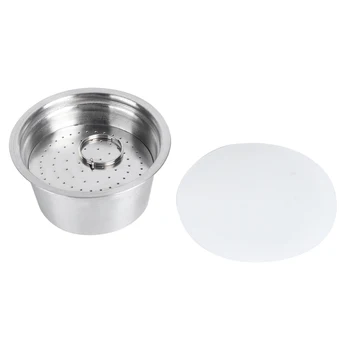 Stainless Steel Reusable Refillable Coffee Capsule Cup Fit for Dolce Gusto Coffee Maker(White)
Stainless Steel Reusable Refillable Coffee Capsule Cup Fit for Dolce Gusto Coffee Maker(White)