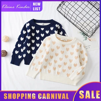 Girls Sweaters Knitted Pullover Boy Girl Sweater 2019 Autumn Winter Baby Clothes Heart Shape Knitting Children's Cardigan Tops
Girls Sweaters Knitted Pullover Boy Girl Sweater 2019 Autumn Winter Baby Clothes Heart Shape Knitting Children's Cardigan Tops