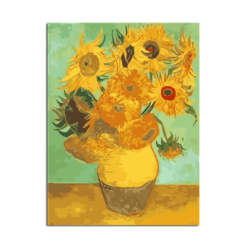 Famous Artwork Sunflowe DIY Digital Oil Painting By Numbers Modern Wall Art Canvas Handpaint Unique Gift For Art Wall Home Decor
Famous Artwork Sunflowe DIY Digital Oil Painting By Numbers Modern Wall Art Canvas Handpaint Unique Gift For Art Wall Home Decor