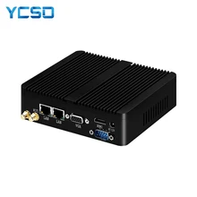 Mini Pc Desktop-Computers Win Tv 2lan-Port Pfsense Thin Client Intel Celeron Fanless