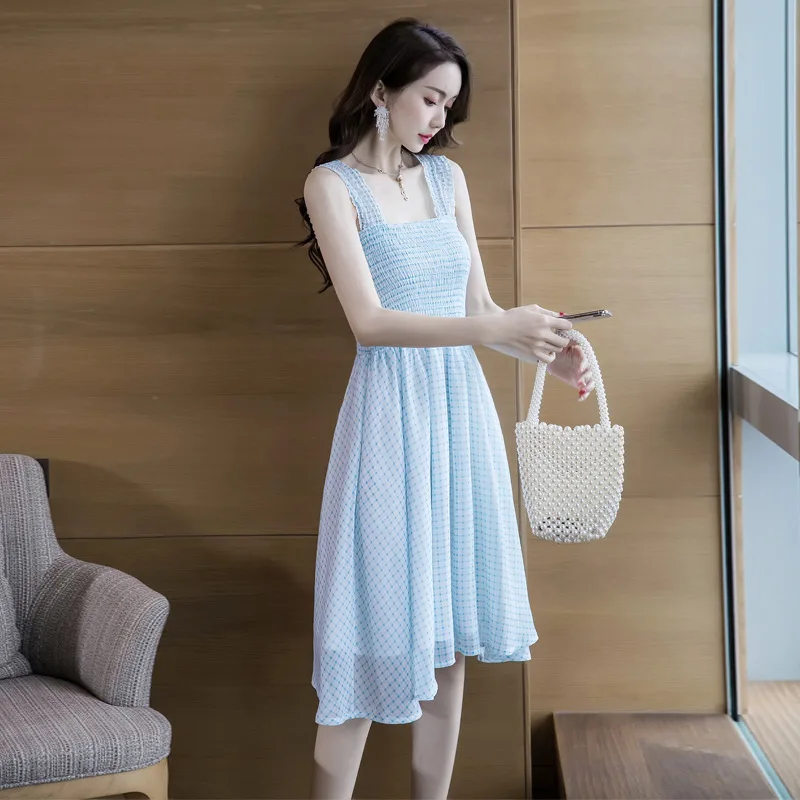WOMEN'S Dress 2019 Summer New Products Korean-style Elegant Chiffon Plaid Printed Waist Hugging Big Hemline-Shaped Dress Women's
WOMEN'S Dress 2019 Summer New Products Korean-style Elegant Chiffon Plaid Printed Waist Hugging Big Hemline-Shaped Dress Women's