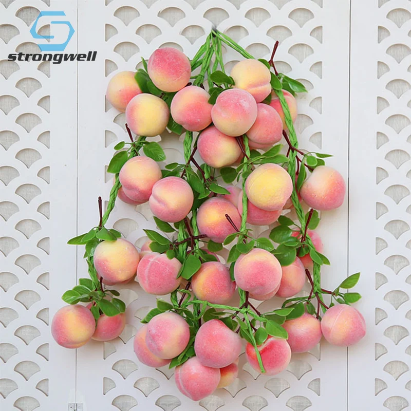 Strongwell Simulation Peach Skewer Fruit String Vegetable Skewers Home Wall Hanging Decorative Restaurant Wall Decoration
Strongwell Simulation Peach Skewer Fruit String Vegetable Skewers Home Wall Hanging Decorative Restaurant Wall Decoration
