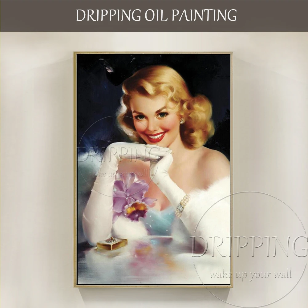 Talent Artist Hand-painted American Super Star Marilyn Monroe Oil Painting on Canvas Beauty Gold Hair Lady Figure Oil Painting
Talent Artist Hand-painted American Super Star Marilyn Monroe Oil Painting on Canvas Beauty Gold Hair Lady Figure Oil Painting