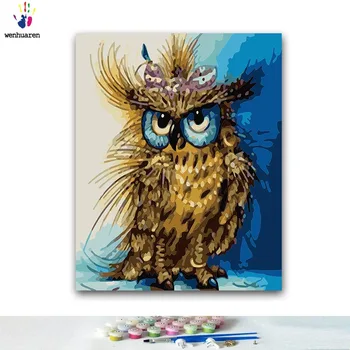 DIY Coloring paint by numbers Cute owl paintings by numbers with kits 40x50 framed
DIY Coloring paint by numbers Cute owl paintings by numbers with kits 40x50 framed