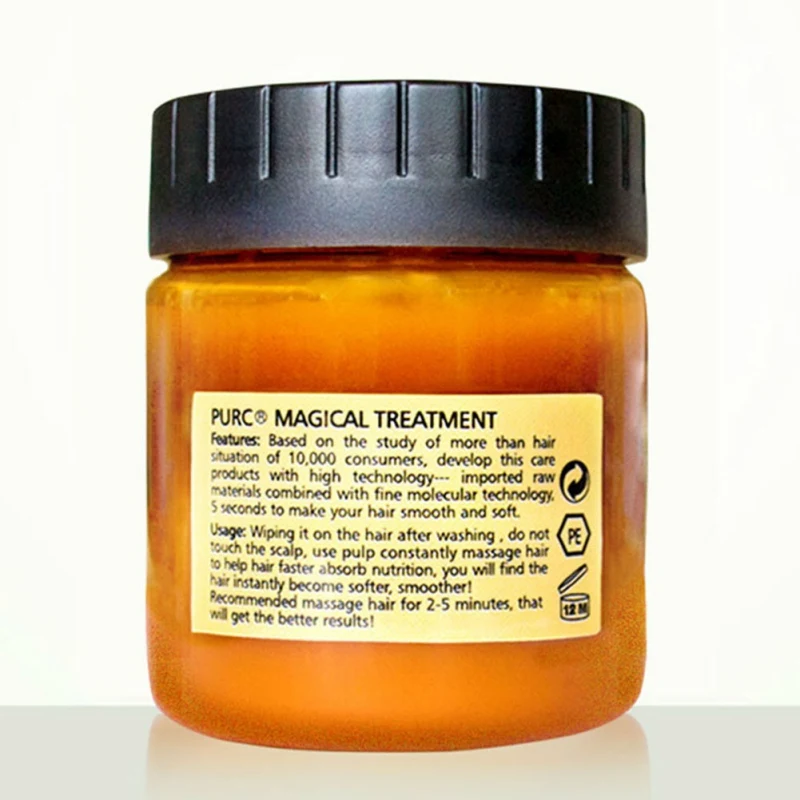 Free Shipping 60/120ml Original PURC keratin Hair Mask Magical keratin Hair Treatment Cream 5 Seconds Repairs Damage Hair
Free Shipping 60/120ml Original PURC keratin Hair Mask Magical keratin Hair Treatment Cream 5 Seconds Repairs Damage Hair